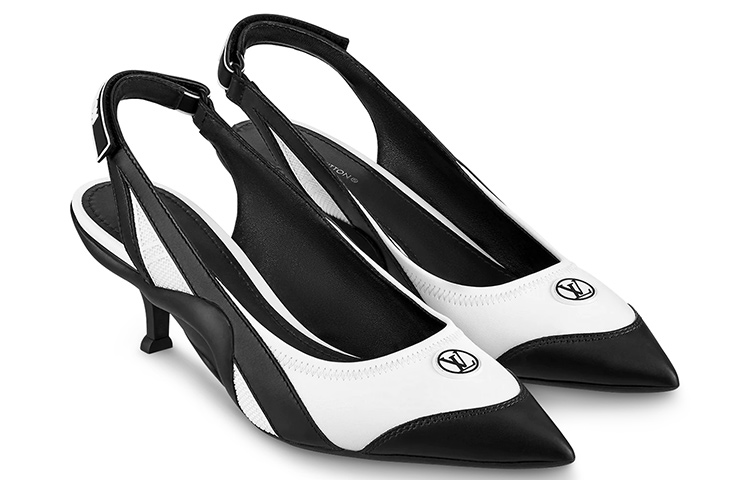 Shop (W) Louis Vuitton LV Archlight Slingback Heels 'Putih' 1AABXR