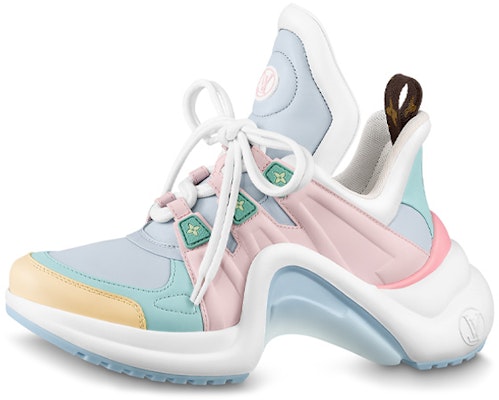 (W) Louis Vuitton LV Archlight Sneakers 'Biru Pink Putih' 1AAEKF Buy (W) Louis Vuitton LV Archlight Sneakers 'Biru Pink Putih' 1AAEKF