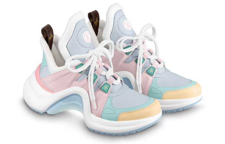 (W) LV LV Archlight Sneakers 'Blue Pink White' 圖 3