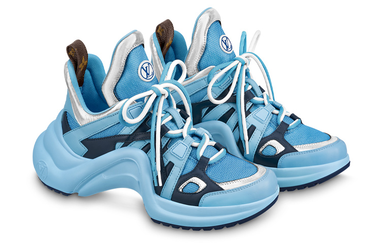 Lookbook (W) Sneakers Louis Vuitton LV Archlight 'Biru Silver' 1AAEEY