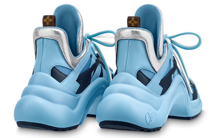 Shop (W) Sneakers Louis Vuitton LV Archlight 'Biru Silver' 1AAEEY