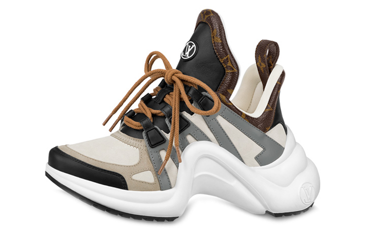 (Women) Louis Vuitton LV Archlight Sneakers 'Tan Grey' 1AAOWX