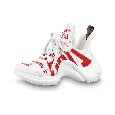 (W) LV LV Archlight Sneakers 'White Red'