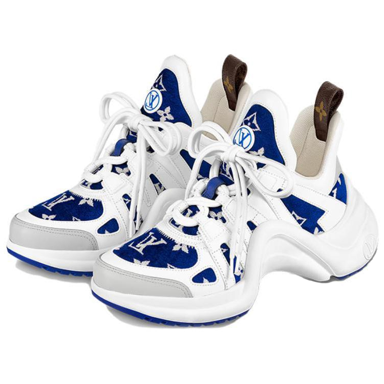 (W) LV LV Archlight Sneakers 'White with Blue Monogram' 圖 2