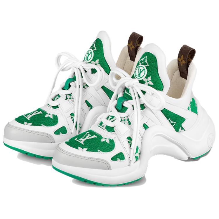 Order (W) Zapatillas Louis Vuitton LV Archlight 'Blancas con Monograma Verde' 1AACSU