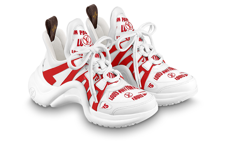Lookbook (W) Sneakers Louis Vuitton LV Archlight 'Putih Merah' 1A9D4E