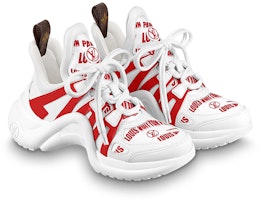 (W) Sneakers Louis Vuitton LV Archlight 'Putih Merah' 1A9D4E Lookbook (W) Sneakers Louis Vuitton LV Archlight 'Putih Merah' 1A9D4E
