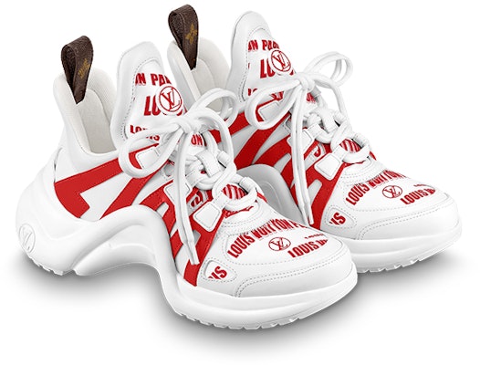 (W) Sneakers Louis Vuitton LV Archlight 'Putih Merah' 1A9D4E Lookbook (W) Sneakers Louis Vuitton LV Archlight 'Putih Merah' 1A9D4E