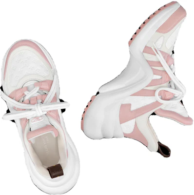 (W) ルイ・ヴィトン LVアーチライトスニーカー 白ピンク 1ABP74 Shop (W) ルイ・ヴィトン LVアーチライトスニーカー 白ピンク 1ABP74