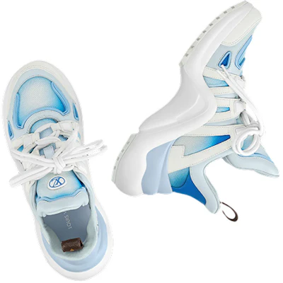 (W) Louis Vuitton LV Archlight Sneakers ''Wit Blauw'' 1A9RV9 Shop (W) Louis Vuitton LV Archlight Sneakers ''Wit Blauw'' 1A9RV9