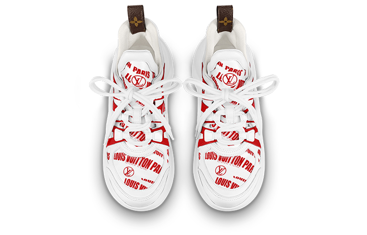 Shop (W) Sneakers Louis Vuitton LV Archlight 'Putih Merah' 1A9D4E