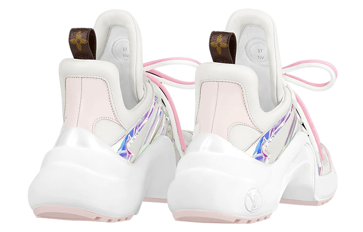 Shop (W) ルイ・ヴィトン LVアークライトスニーカー 白ピンク 1AA1WE