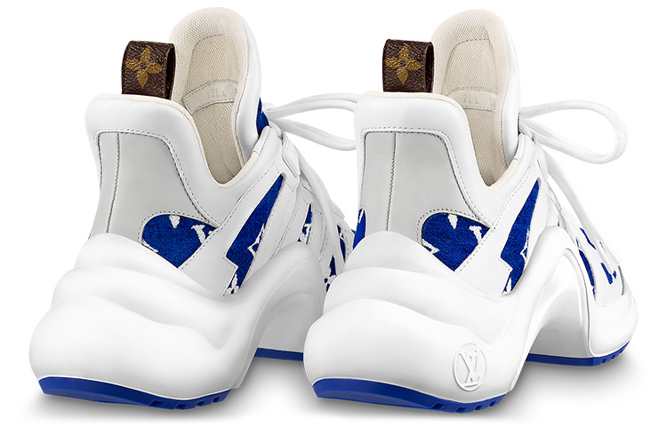 (W) LV LV Archlight Sneakers 'White with Blue Monogram' 圖 5