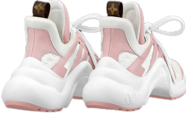 (W) ルイ・ヴィトン LVアーチライトスニーカー 白ピンク 1ABP74 Purchase (W) ルイ・ヴィトン LVアーチライトスニーカー 白ピンク 1ABP74