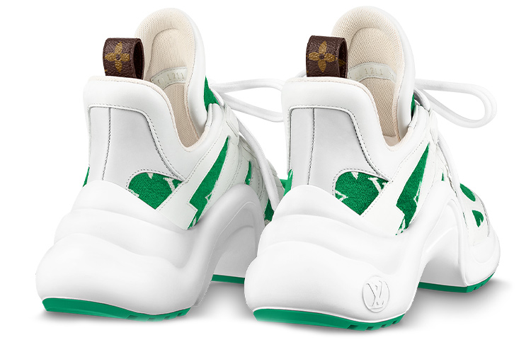 Purchase (W) Zapatillas Louis Vuitton LV Archlight 'Blancas con Monograma Verde' 1AACSU