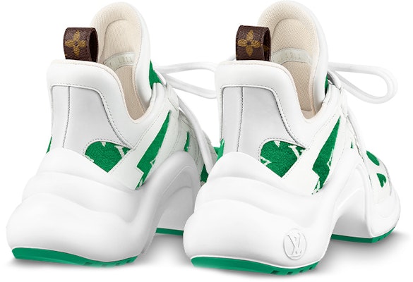 (W) ルイ・ヴィトン LVアーチライト (白/緑モノグラム) 1AACSU Purchase (W) ルイ・ヴィトン LVアーチライト (白/緑モノグラム) 1AACSU