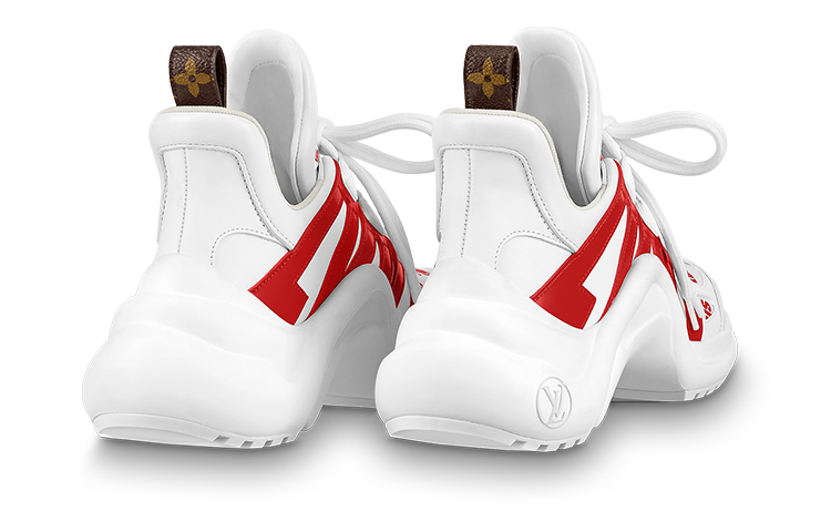 Purchase (W) Sneakers Louis Vuitton LV Archlight 'Putih Merah' 1A9D4E