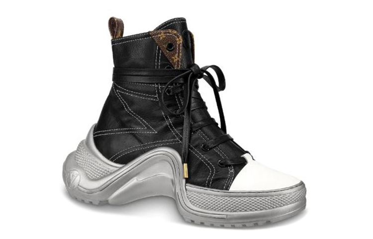 (W) LV LV Archlight Sneakers Black/White/Silver 圖 2