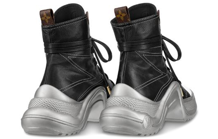 (W) LV LV Archlight Sneakers Black/White/Silver 圖 4