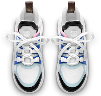 (Women) Louis Vuitton LV ARCHLIGHT Sports Shoes Blue/White/Pink 1A65SM Shop (Women) Louis Vuitton LV ARCHLIGHT Sports Shoes Blue/White/Pink 1A65SM