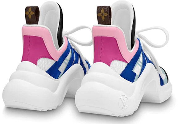 (Women) Louis Vuitton LV ARCHLIGHT Sports Shoes Blue/White/Pink 1A65SM Purchase (Women) Louis Vuitton LV ARCHLIGHT Sports Shoes Blue/White/Pink 1A65SM