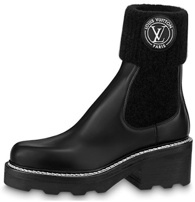 (Women) Louis Vuitton LV Beaubourg Ankle Boots 'Black' 1AABU1 Buy (Women) Louis Vuitton LV Beaubourg Ankle Boots 'Black' 1AABU1