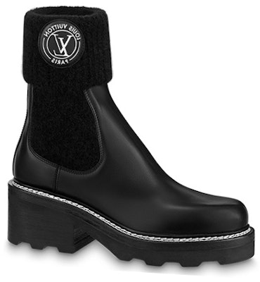 (W) Louis Vuitton LV Beaubourg Sepatu Boot Ankle 'Hitam' 1AABU1 Order (W) Louis Vuitton LV Beaubourg Sepatu Boot Ankle 'Hitam' 1AABU1