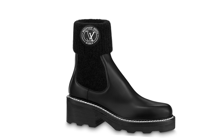 Order (W) ルイ・ヴィトン ボーブール アンクルブーツ (黒) 1AABU1