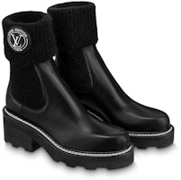 (W) Louis Vuitton LV Beaubourg Sepatu Boot Ankle 'Hitam' 1AABU1 Lookbook (W) Louis Vuitton LV Beaubourg Sepatu Boot Ankle 'Hitam' 1AABU1