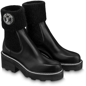 (W) 路易威登LV Beaubourg黑色短靴 1AABU1 Lookbook (W) 路易威登LV Beaubourg黑色短靴 1AABU1