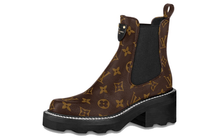 (Women) Louis Vuitton LV Beaubourg Ankle Boots 'Brown Monogram' 1A8QCL