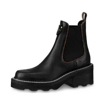 (W) LV LV Beaubourg Chlsea Boots 'Black Brown White'