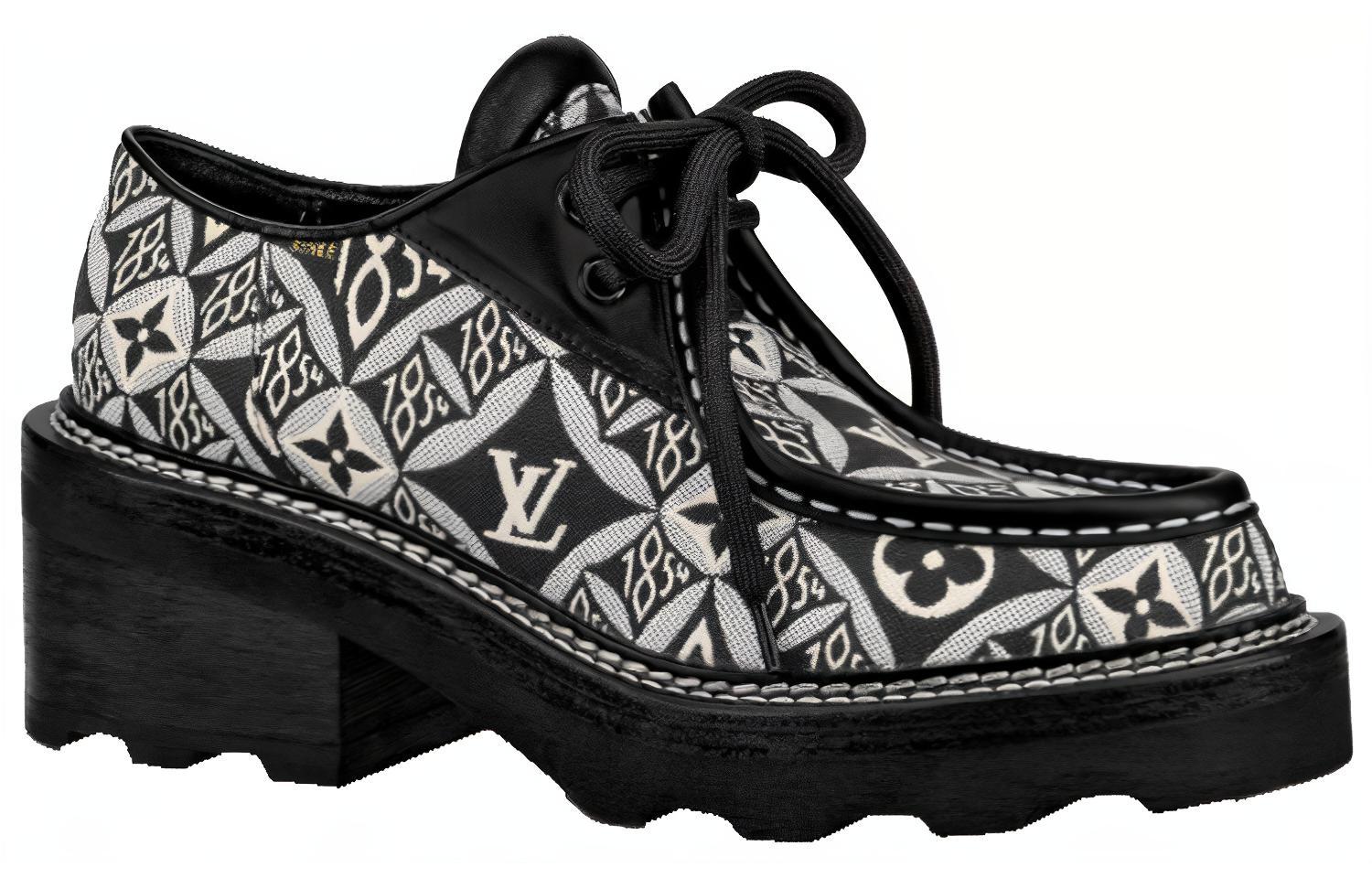 Order (W) Louis Vuitton LV Beaubourg Loafers ''Zwart'' 1A8D3E