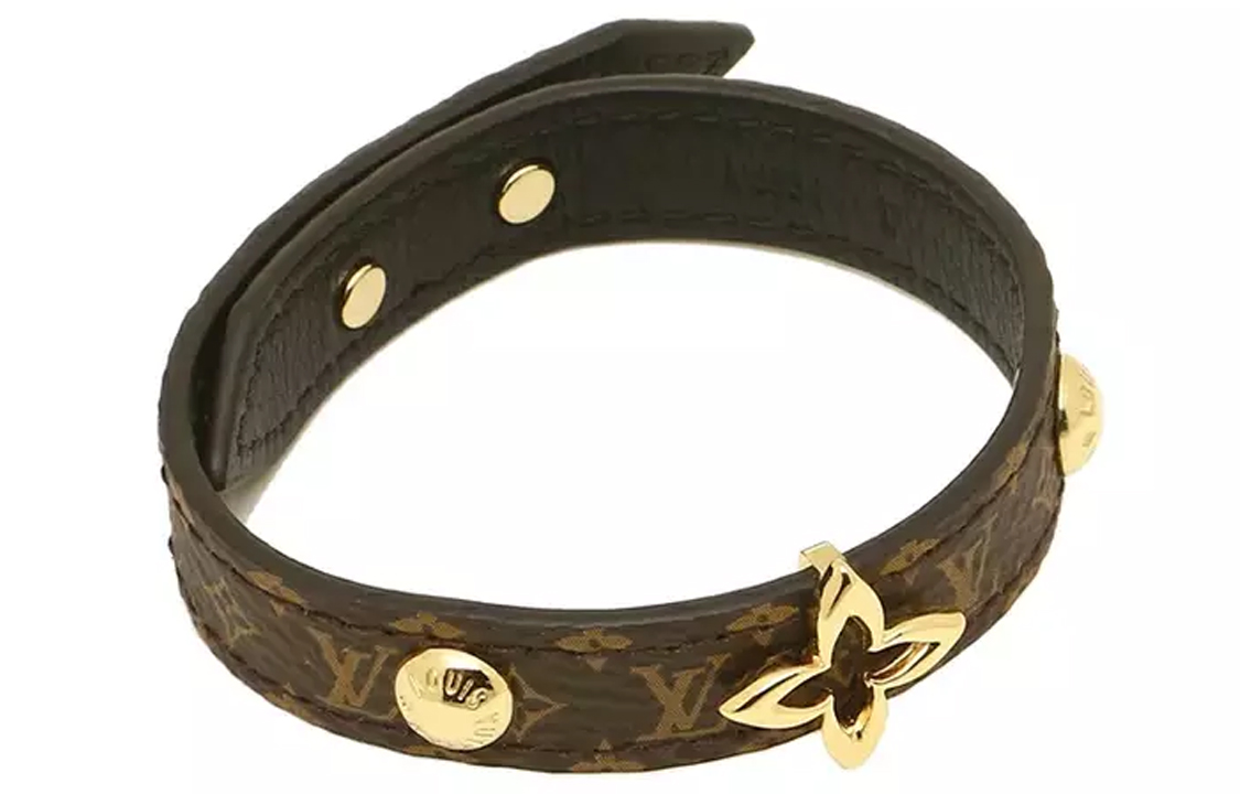 (Women) LOUIS VUITTON LV Blooming Canvas Bracelet M6534 圖 3