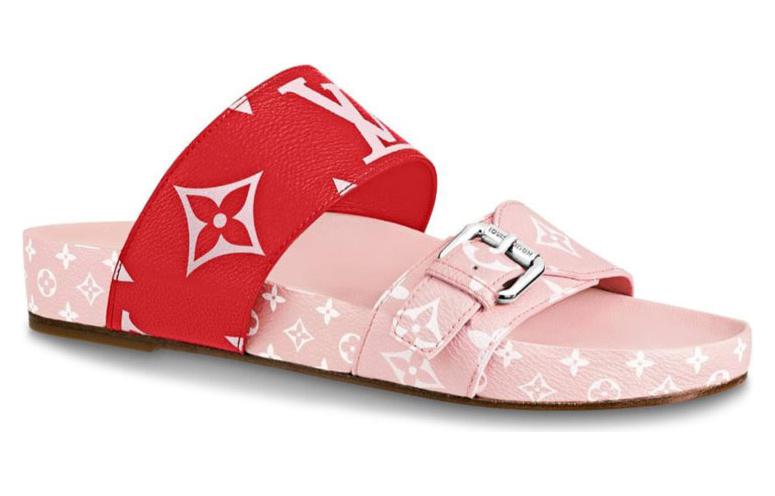 Order 路易威登 Bom Dia 女款粉紅平底涼鞋