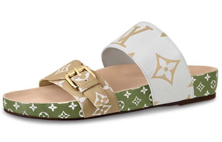 (Women) Louis Vuitton LV Bom Dia 'White Green' 1A57K1