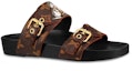 Order (W) Louis Vuitton LV Bom Dia Monogram Flat Mules 'Coklat' 1A52HW