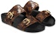 (W) Louis Vuitton LV Bom Dia Monogram Flat Mules 'Coklat' 1A52HW