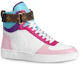 Order (W) Louis Vuitton LV Boombox Hoge Sneakers Roze/Wit 1A87QX