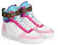 Lookbook (W) Louis Vuitton LV Boombox Hoge Sneakers Roze/Wit 1A87QX