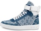 Buy (W) Louis Vuitton LV Boombox Monogram Kasut Tinggi Denim-Biru 1A8E3C