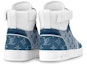 Lookbook (W) Louis Vuitton LV Boombox Monogram Kasut Tinggi Denim-Biru 1A8E3C