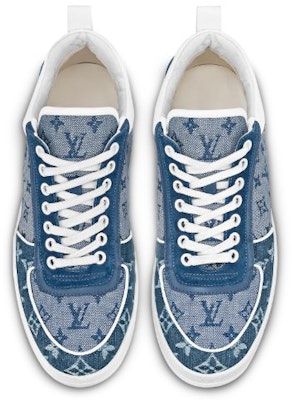 (W) Louis Vuitton LV Boombox Monogram Kasut Denim-Biru 1A8E3S Shop (W) Louis Vuitton LV Boombox Monogram Kasut Denim-Biru 1A8E3S