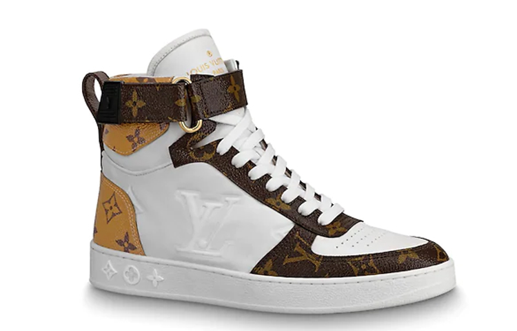 Order (W) Louis Vuitton LV Boombox Stivali Sportivi Bianco/Marrone 1A7RMY