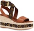 Order (W) Sandal Wedge Batas Louis Vuitton LV 'Cokelat' 1A63W8