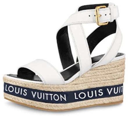 (W) 루이비통 LV 바운더리 웨지 샌들 (화이트) 1A64GK Buy (W) 루이비통 LV 바운더리 웨지 샌들 (화이트) 1A64GK