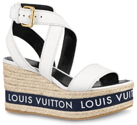 (W) Sandal Wedges Louis Vuitton LV Boundary 'Putih' 1A64GK Order (W) Sandal Wedges Louis Vuitton LV Boundary 'Putih' 1A64GK