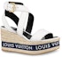 Order (W) Sandal Wedges Louis Vuitton LV Boundary 'Putih' 1A64GK