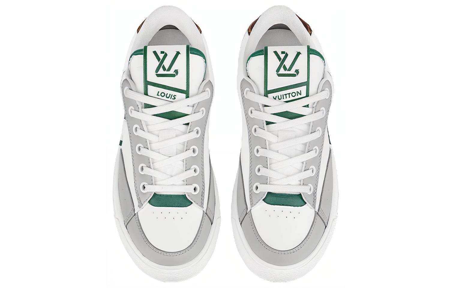 Shop (W) Louis Vuitton Baskets LV Charlie ''Gris Vert'' 1A9S3O