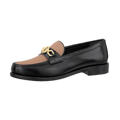 (W) LV LV Chess Loafers 'Black Brown'